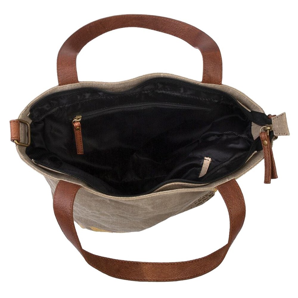 NWT Mona B Sunflower Tote - Picture 4 of 5